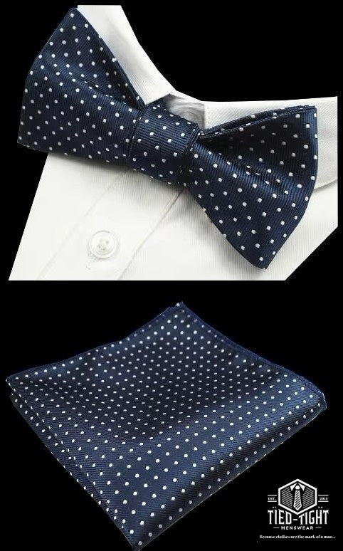 BTNH16-Navy Pin Dot